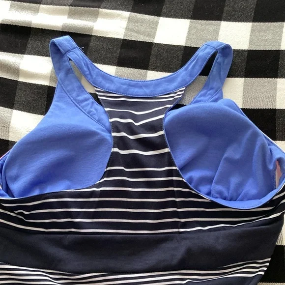 ZeroXposur Red and Blue Striped Dress - Picture 6 of 7